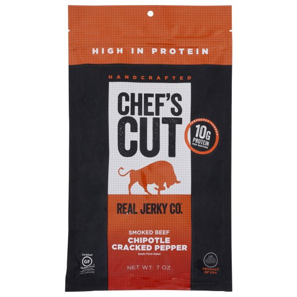 CHEFS CUT: Chipotle Cracked Pepper Smoked Beef, 7 oz
