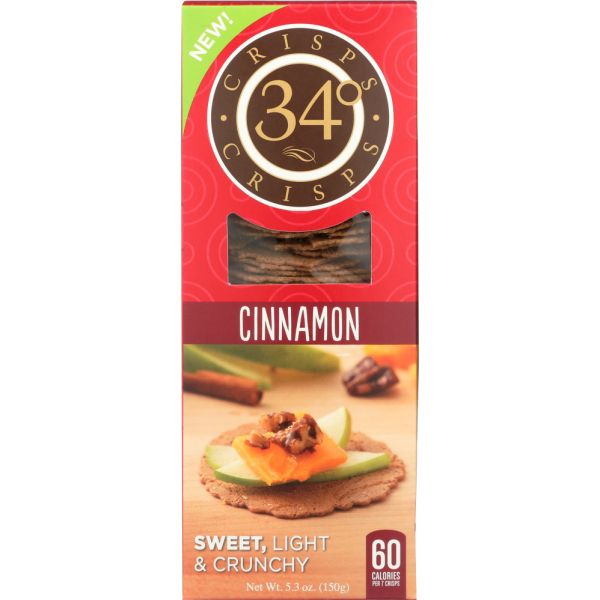 34 DEGREES: Cinnamon Crisps, 5.9 oz