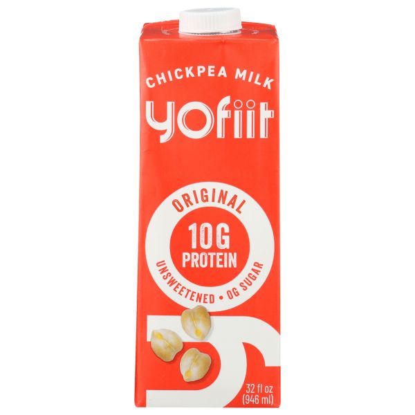 YOFIIT: Chickpea Milk Original, 32 FO