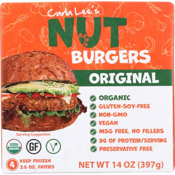 CARLA LEES: Original Nut Burgers, 14 oz