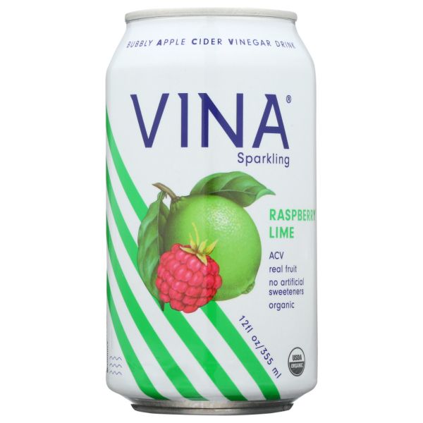 VINA: Raspberry Lime Apple Cider Vinegar, 12 fo