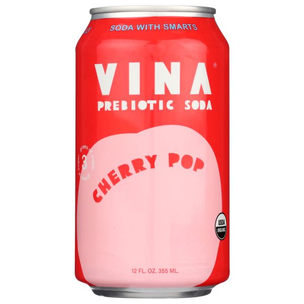 VINA: Bev Cherry Pop Org, 12 oz