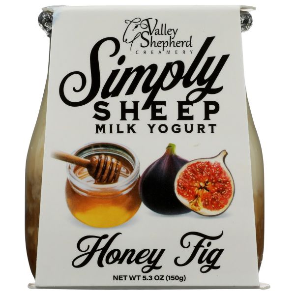 VSC SIMPLY SHEEP YOGURT: Honey Fig Yogurt, 5.3 oz