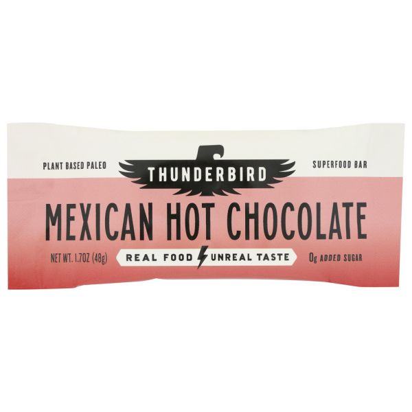 THUNDERBIRD ENERGETICA: Bar Mexican Hot Choc, 1.7 oz