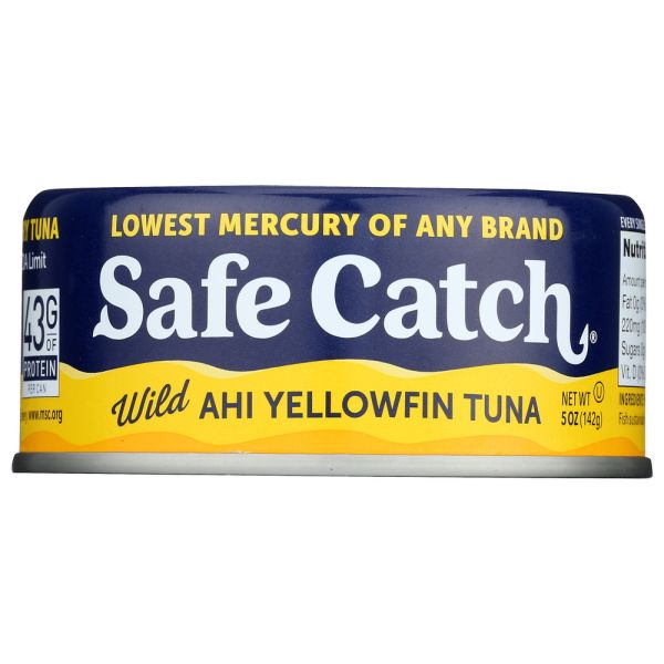 SAFECATCH: Ahi Wild Yellowfin Tuna, 5 oz