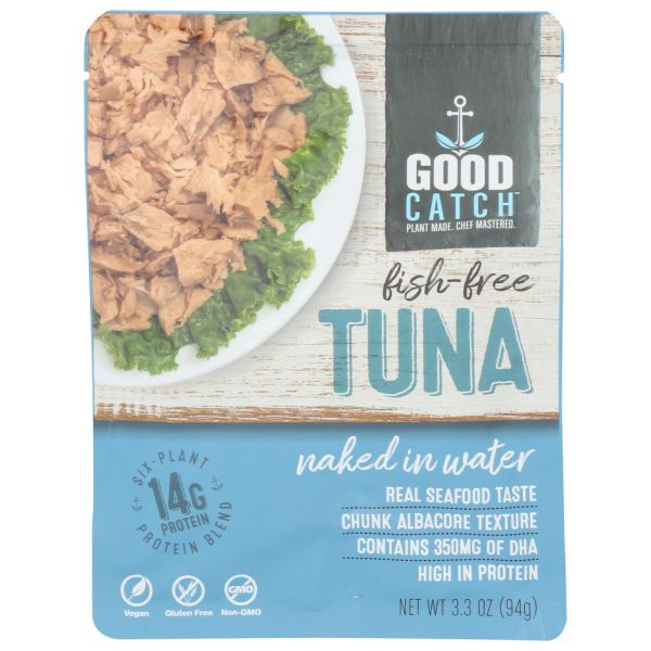 GOOD CATCH: Naked in Water Plant Based Tuna, 3.3 oz