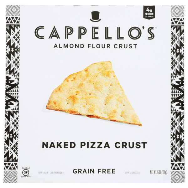 CAPPELLOS: Naked Pizza Crust, 6 oz