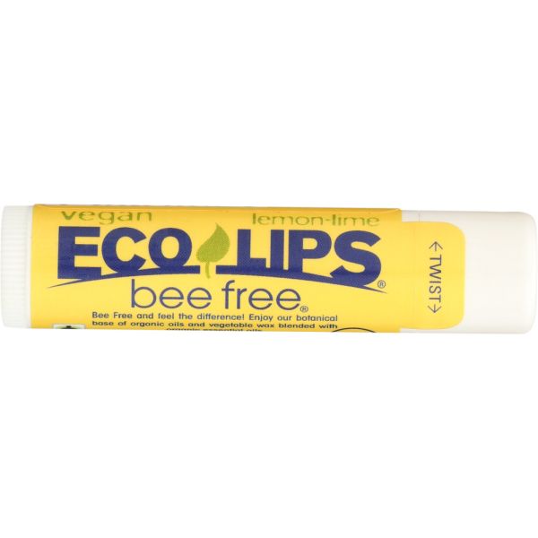 ECO LIPS: Lip Balm Lemon Lime Bee Free, .15 oz