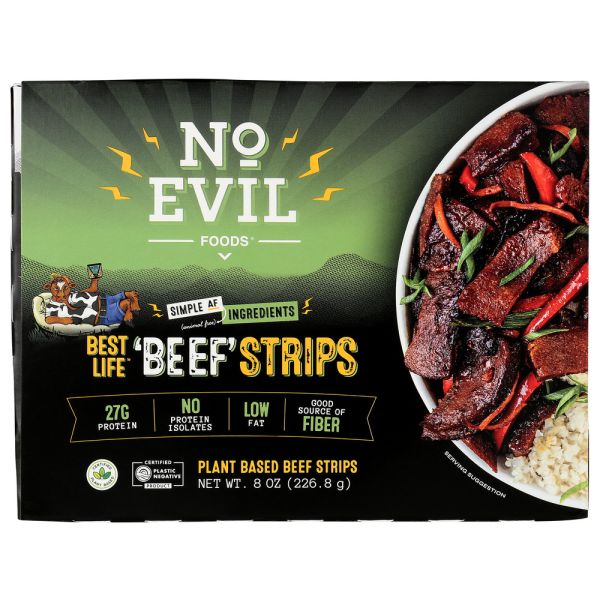 NO EVIL: Best Life Beef Strips, 8 oz
