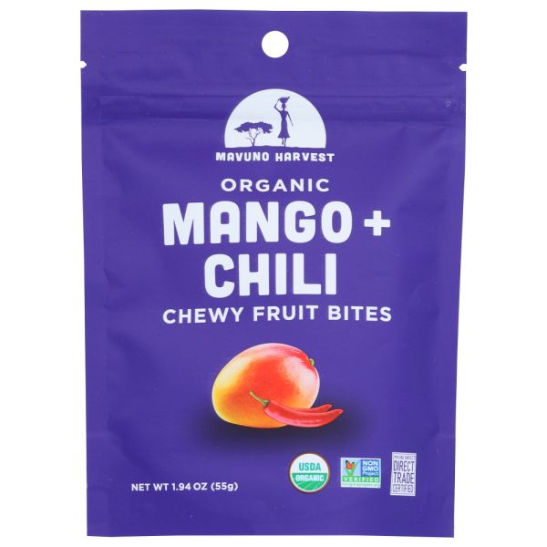 MAVUNO HARVEST: Fruit Bites Mango Chili, 1.94 oz