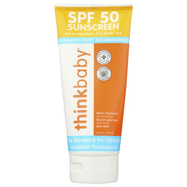 THINKBABY: SPF 50+ Safe Sunscreen, 6 fo
