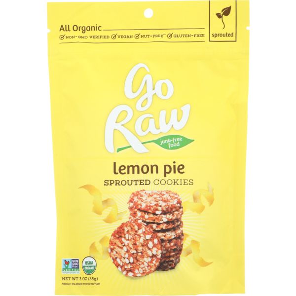 GO RAW: Cookie Lemon Pie Sprouted, 3 oz