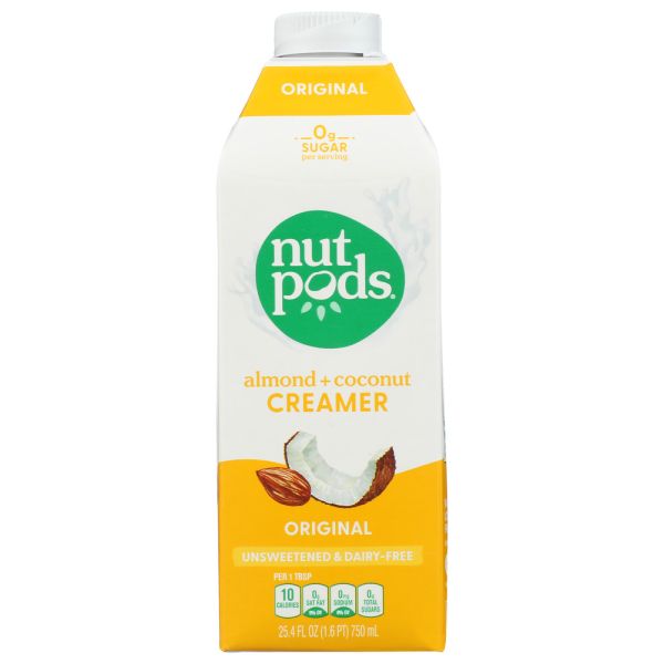 NUTPODS: Creamer Alm Ccnt Orig Uns, 25.4 fo