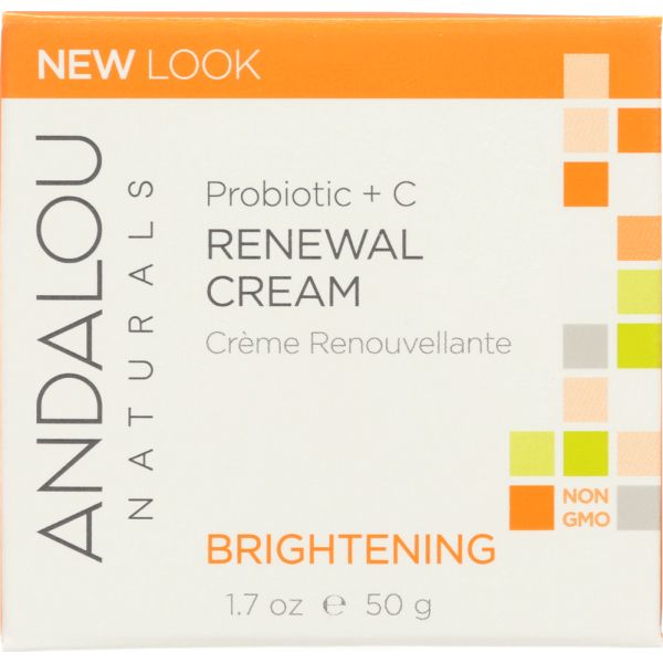 Andalou Naturals Super Goji Peptide Perfecting Cream Age Defying, 1.7 Oz