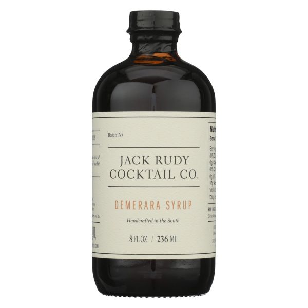 JACK RUDY COCKTAIL COMPANY: Demerara Syrup, 8 fo