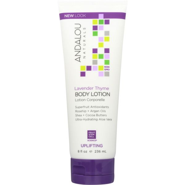 ANDALOU NATURALS: Body Lotion Refreshing Lavender and Thyme, 8 oz