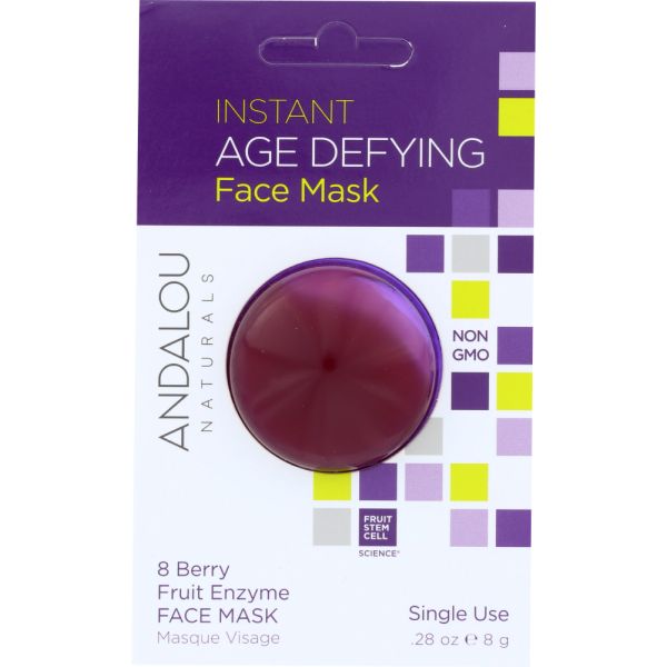 ANDALOU NATURALS: Instant Age Defying Face Mask 8 Berry Fruit Enzyme, 0.28 oz