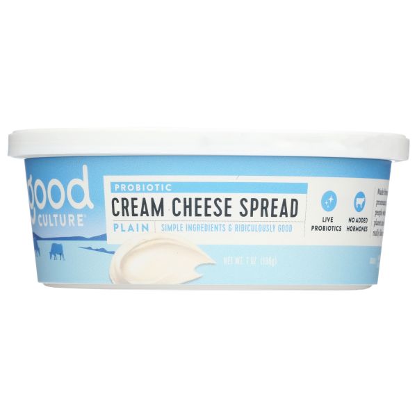 GOOD CULTURE: Probiotic Plain Cream Cheese, 7 oz