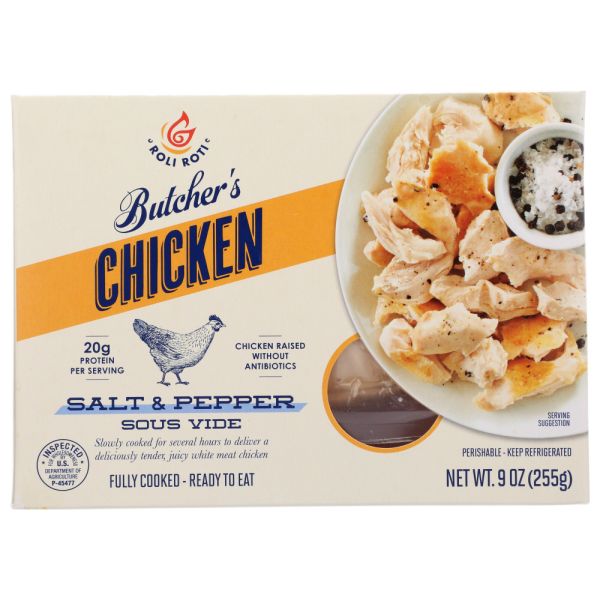 ROLI ROTI: Butcher's Chicken Salt & Pepper Sous Vide, 9 oz