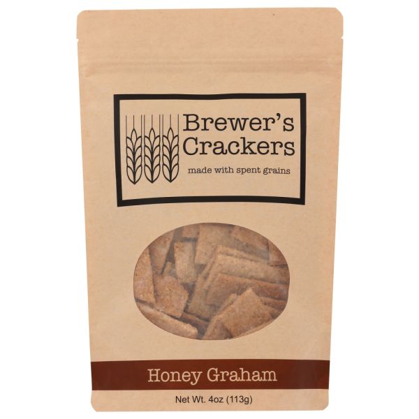 BREWERS CRACKERS: Crackers Honey Graham, 4 oz