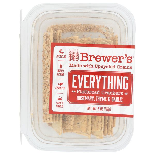BREWERS CRACKERS: Flatbreads Everything, 5 oz