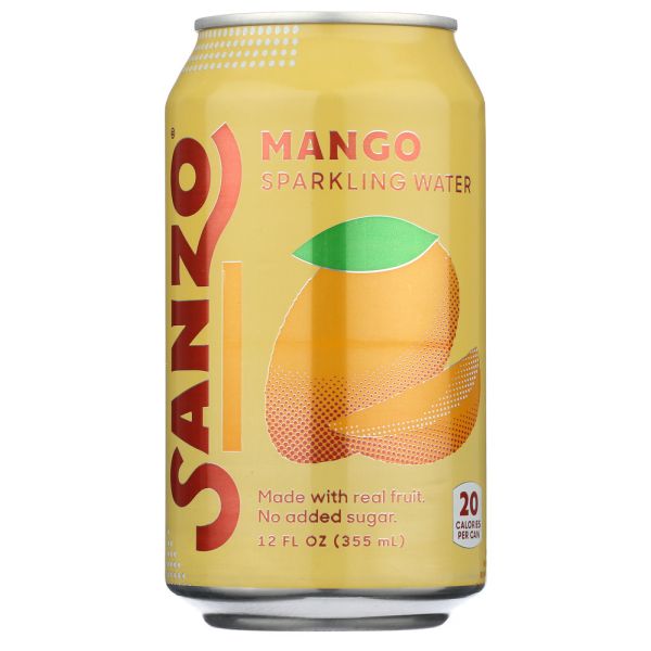 SANZO: Mango Alphonso Sparkling Water, 12 fo