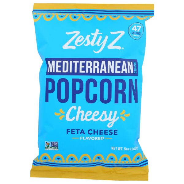 ZESTY Z: Feta Cheesy Mediterranean Popcorn, 5 oz
