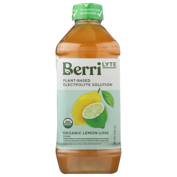 BERRI LYTE: Organic Lemon Lime, 1 lt