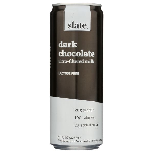 SLATE: Lactose Free Dark Chocolate Ultra Filtered Milk, 11 oz