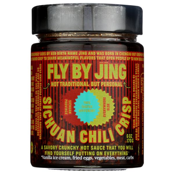 FLY BY JING: Crisp Sichuan Chili, 6 OZ