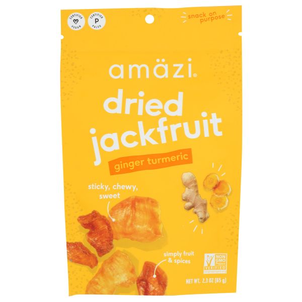 AMAZI: Ginger Turmeric Jackfruit Chews, 2.30 oz