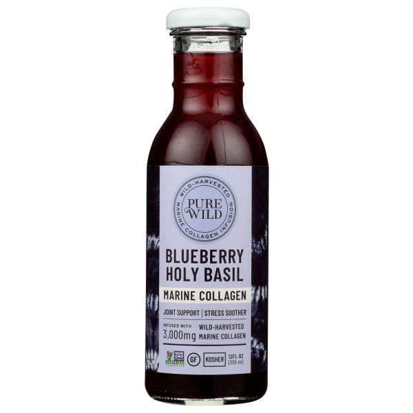 PUREWILD CO: Blueberry Holy Basil, 12 fo