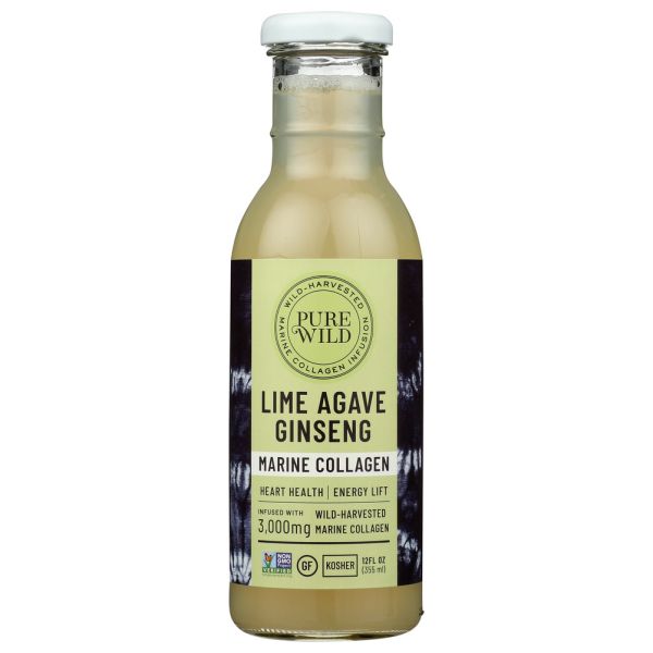 PUREWILD CO: Lime Agave Ginseng, 12 fo