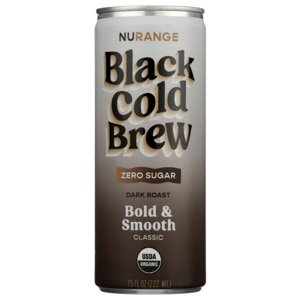 NURANGE COFFEE: Black Cold Brew, 7.5 fo