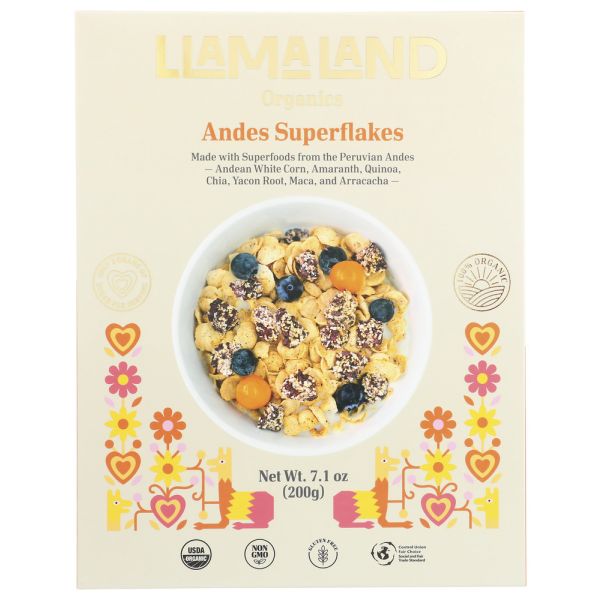 LLAMALAND ORGANICS: Cereal Andes Superflakes, 7.1 oz