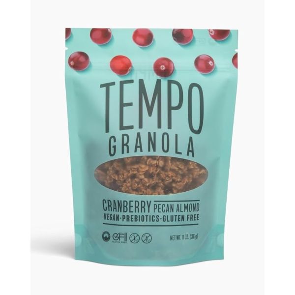 TEMPO GRANOLA: Cranberry Pecan Almond Granola, 11 oz