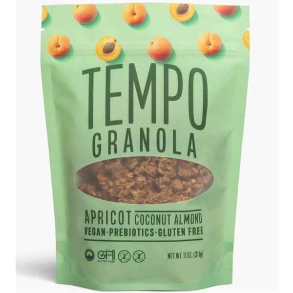 TEMPO GRANOLA: Apricot Coconut Almond Granola, 11 oz