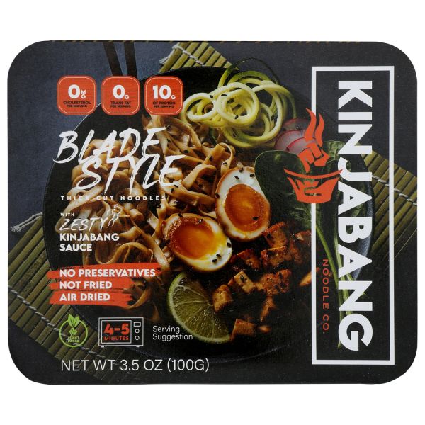 KINJABANG NOODLES: Noodles Blade W Zesty S, 3.5 oz