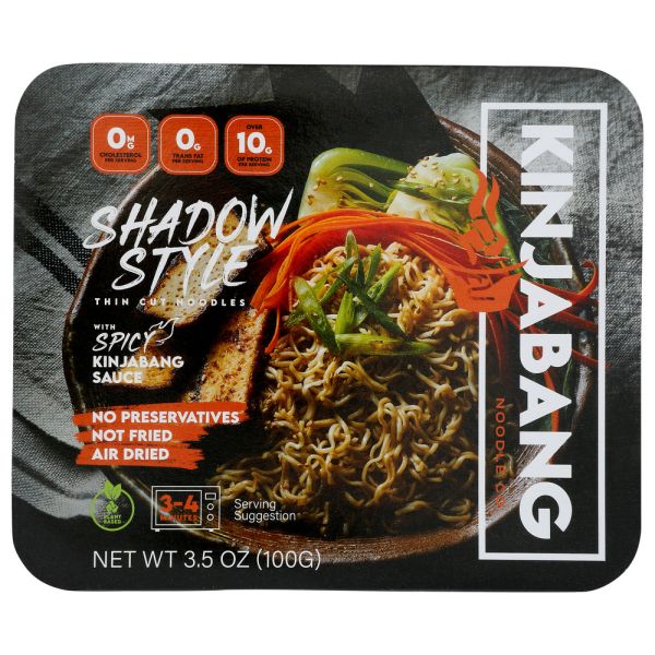 KINJABANG NOODLES: Noodles Shadow W Spcy S, 3.5 oz