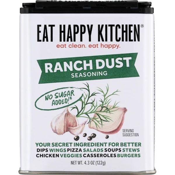 EAT HAPPY KITCHEN: Ranch Dust Seasoning, 4.3 oz