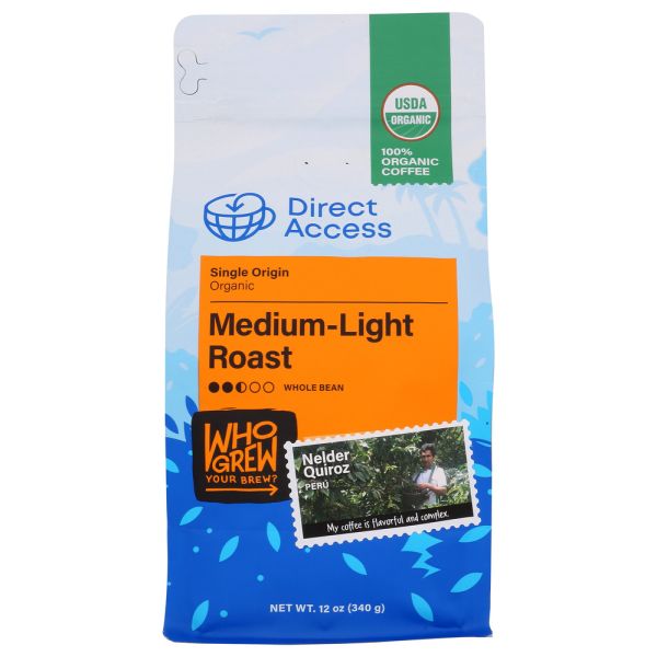 DIRECT ACCESS: Coffee Wb Md Light Org, 12 oz