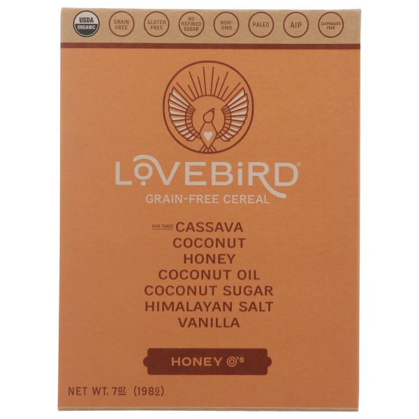 LOVEBIRD: Cereal Grain Free Honey, 7 OZ
