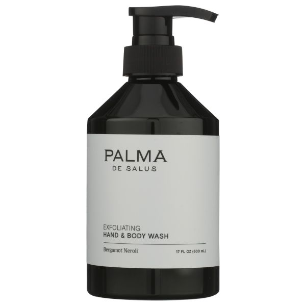 PALMA DE SALUS: Exfoliating Hand And Body Wash Bergamot Neroli, 17 fo