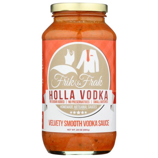 FRIK AND FRAK: Sauce Holla Vodka, 24 OZ