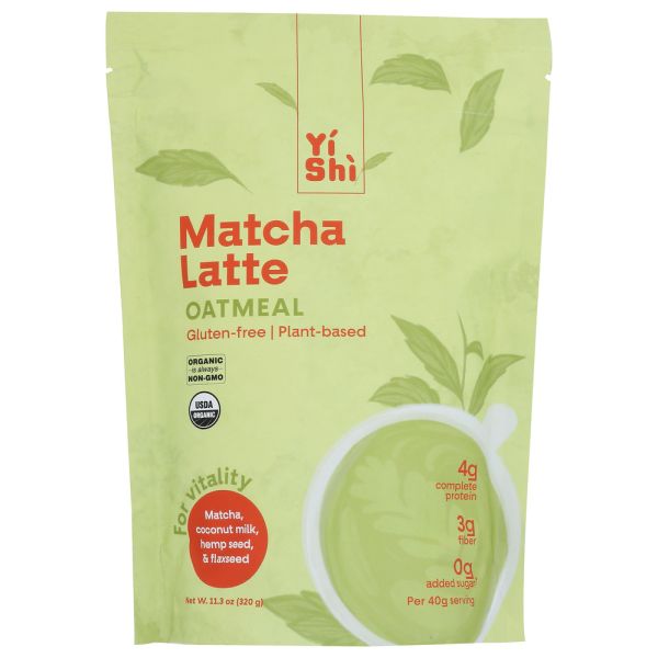 YISHI: Oatmeal Matcha Latte, 11.3 oz