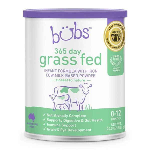 AUSSIE BUBS: 365 Day Grass Fed Infant Formula, 20 oz