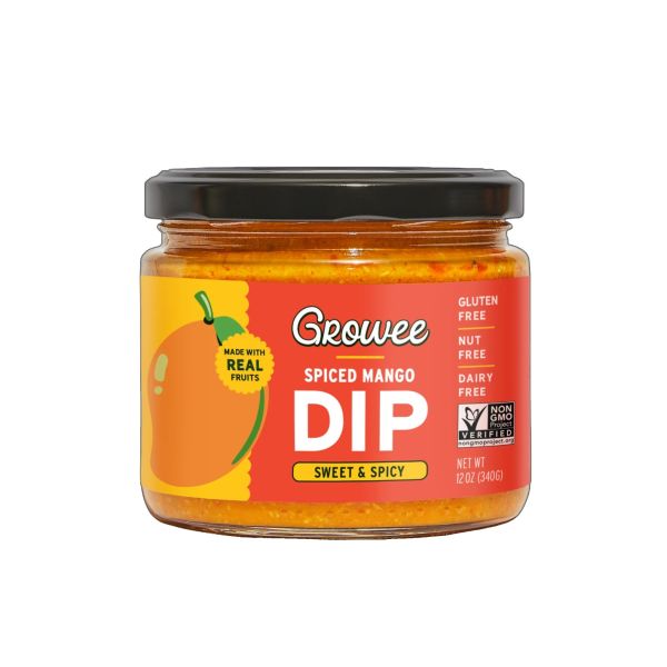 GROWEE FOODS: Spice Mango Dip And Spread, 12 oz