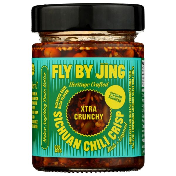 FLY BY JING: Chengdu Crunch Sichuan Chili Crisp, 6 oz