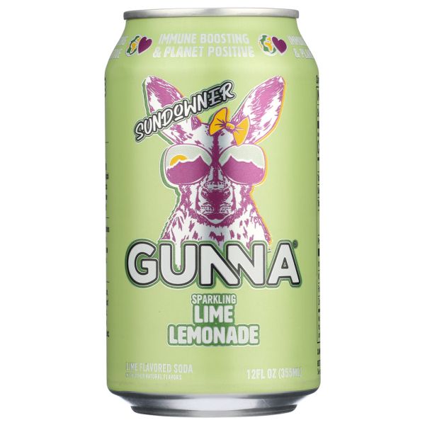 GUNNA: Lemonade Sparkling Lime, 12 FO