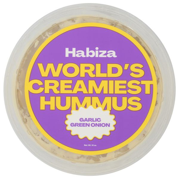 HABIZA: Hummus Garlic Green Onion, 10 oz